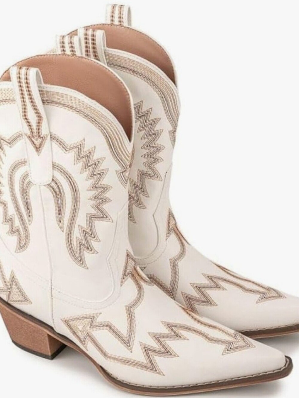 NWOT Women's Embroidered Calf Western Cowboy Boots